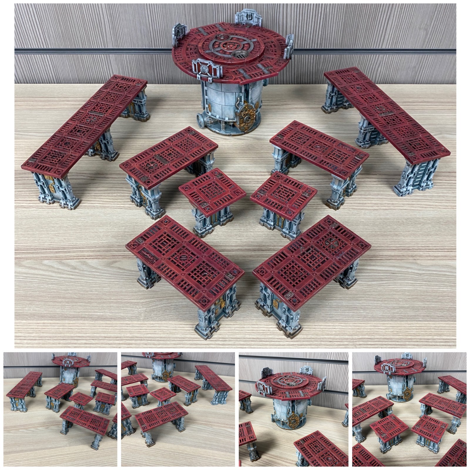 PAINTED SECTOR MECHANICUS WARHAMMER 40K 40,000 IMPERIUM TERRAIN SCENERY KIT