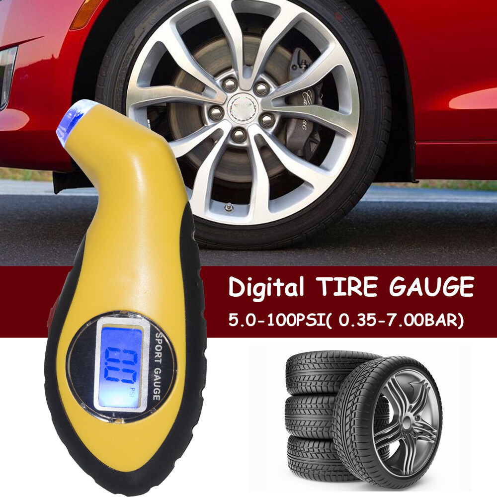 LCD Digital Tire Pressure Gauge Auto Car Truck Air PSI Meter Tester Tyre Gage