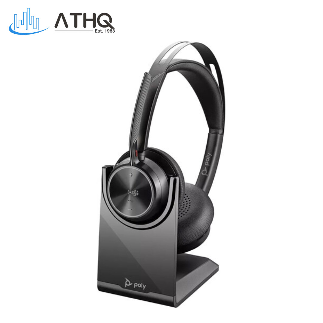 Poly Voyager Focus 2 USB-A Headset With Charging Stand 77Y86AA