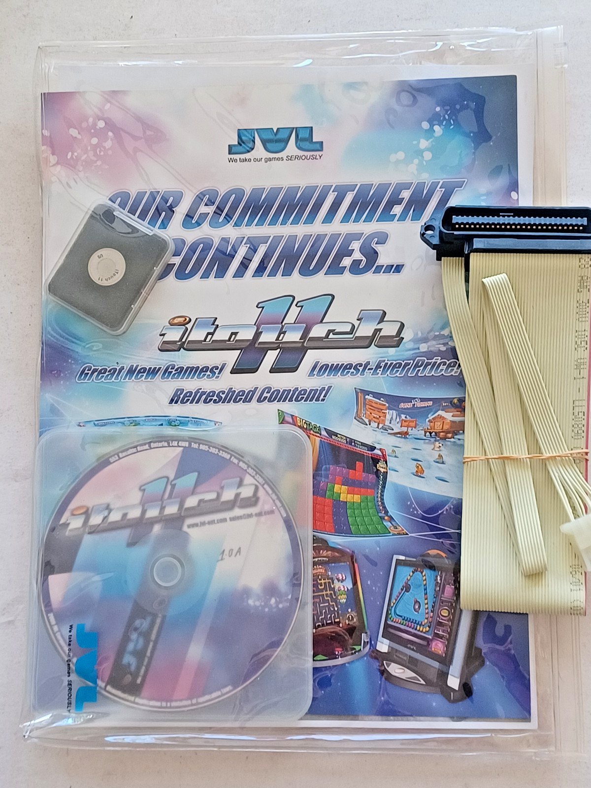 New JVL iTouch 11  Update kit with Security Key, Disk & Cable