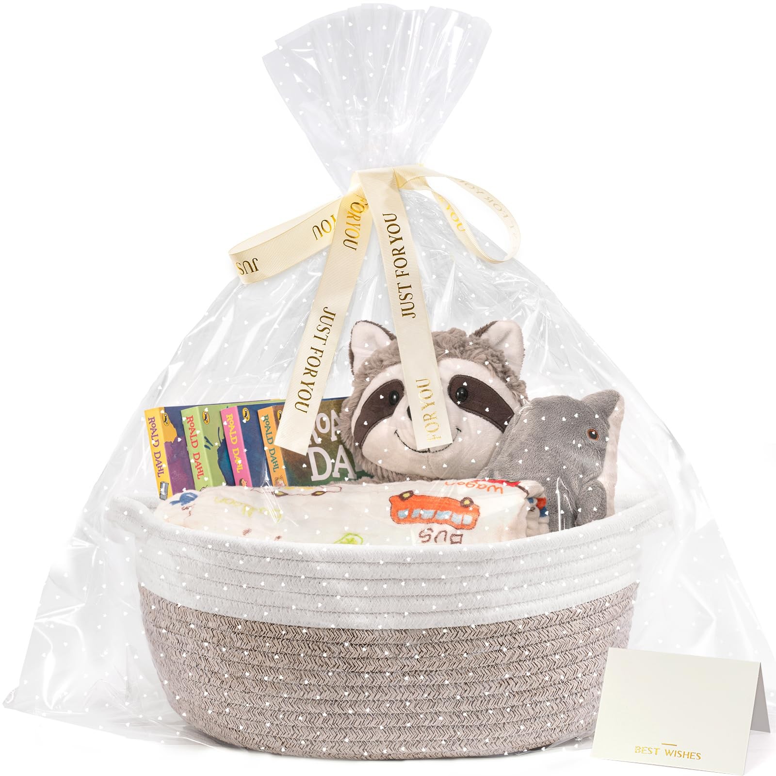 Gift Basket Empty to Fill, Mothers Day Basket, 12"D x 8"W x 5"H - 1 Pack Brown