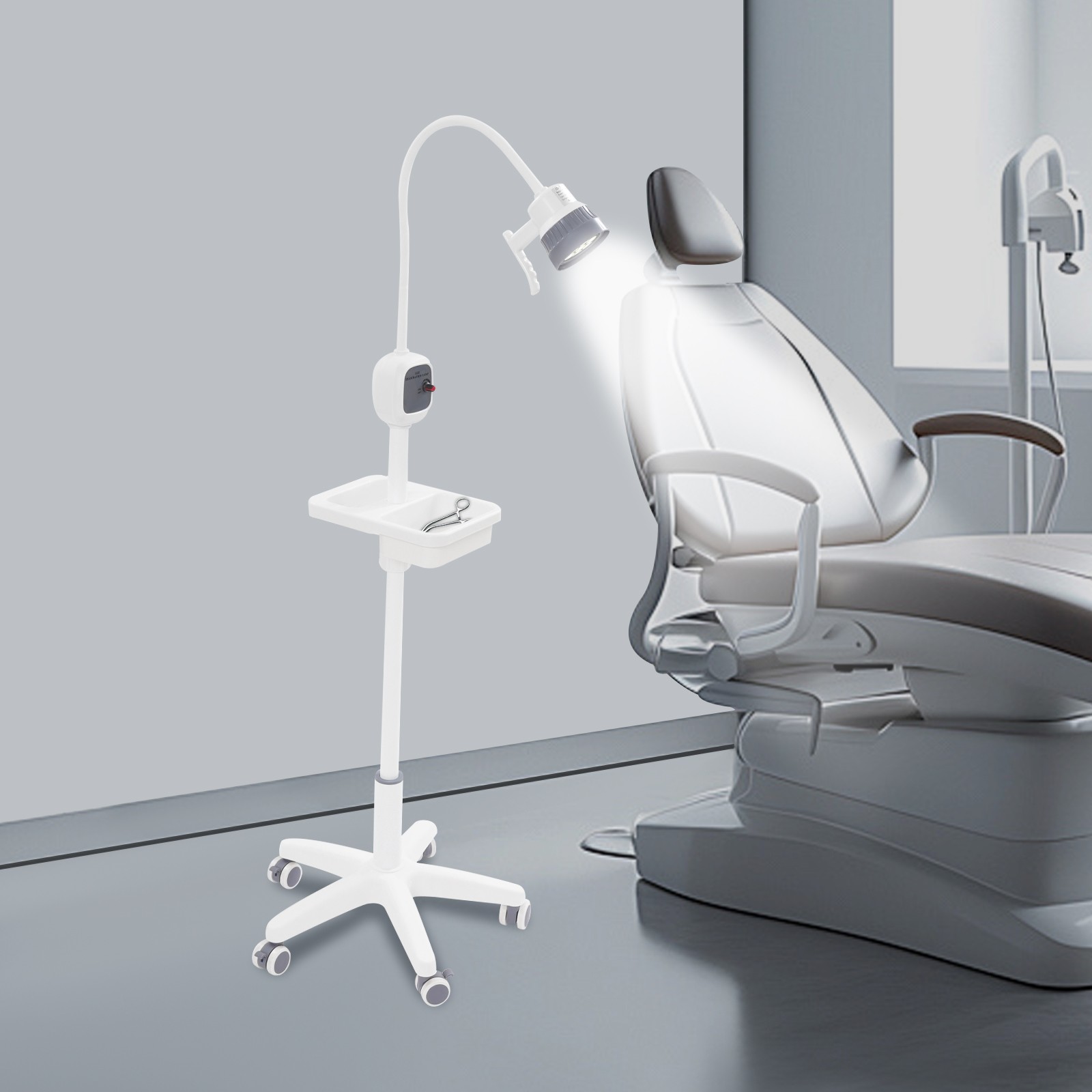 LED Surgical Examination Lamp with Dimmable Light and Adjustable Design