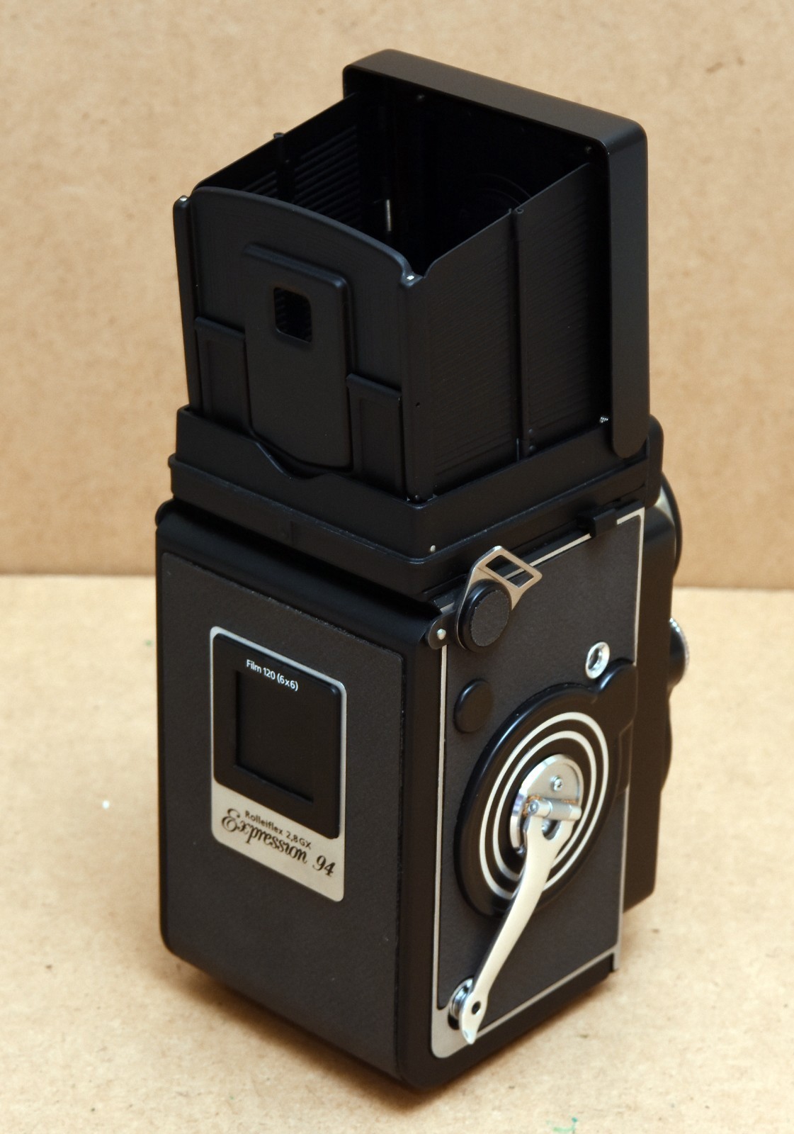 Rollei Rolleiflex 2.8 GX Expression TLR Camera Planar 80mm 2.8 HFT #9013344 99%