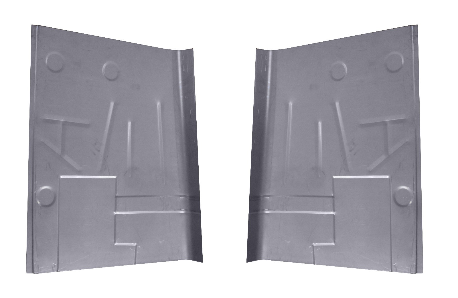 1957 1958 1959 FORD FAIRLANE GALAXIE RANCHERO FRONT FLOOR PANS  NEW PAIR!