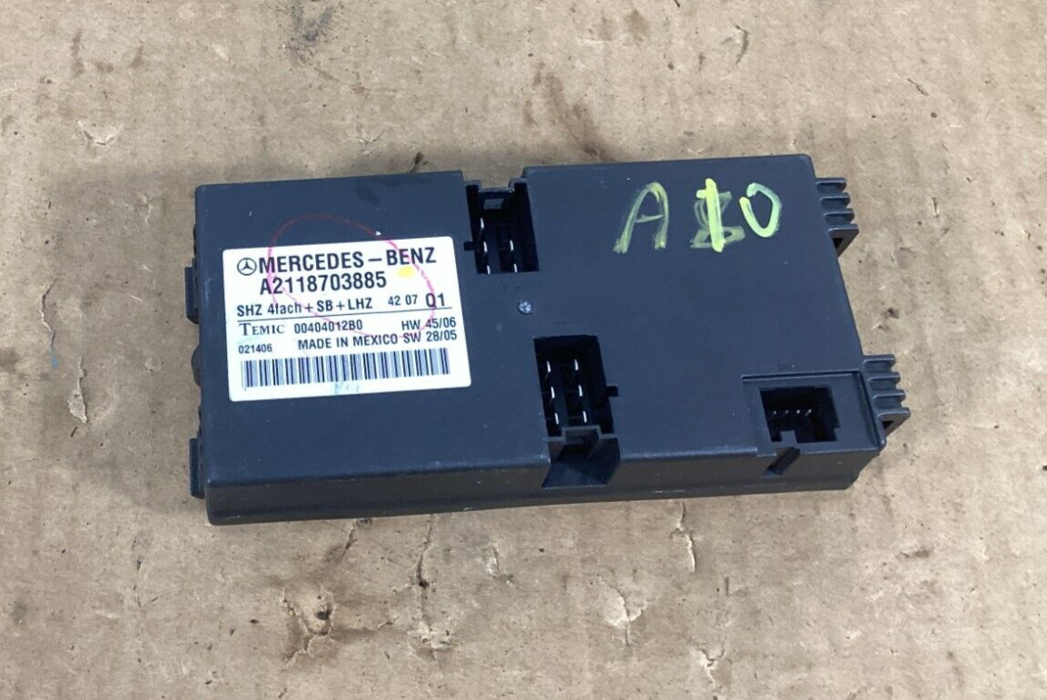 2007-2012 Mercedes Benz GL450 Rear Heated Seat Control Module A2118703885 OEM .