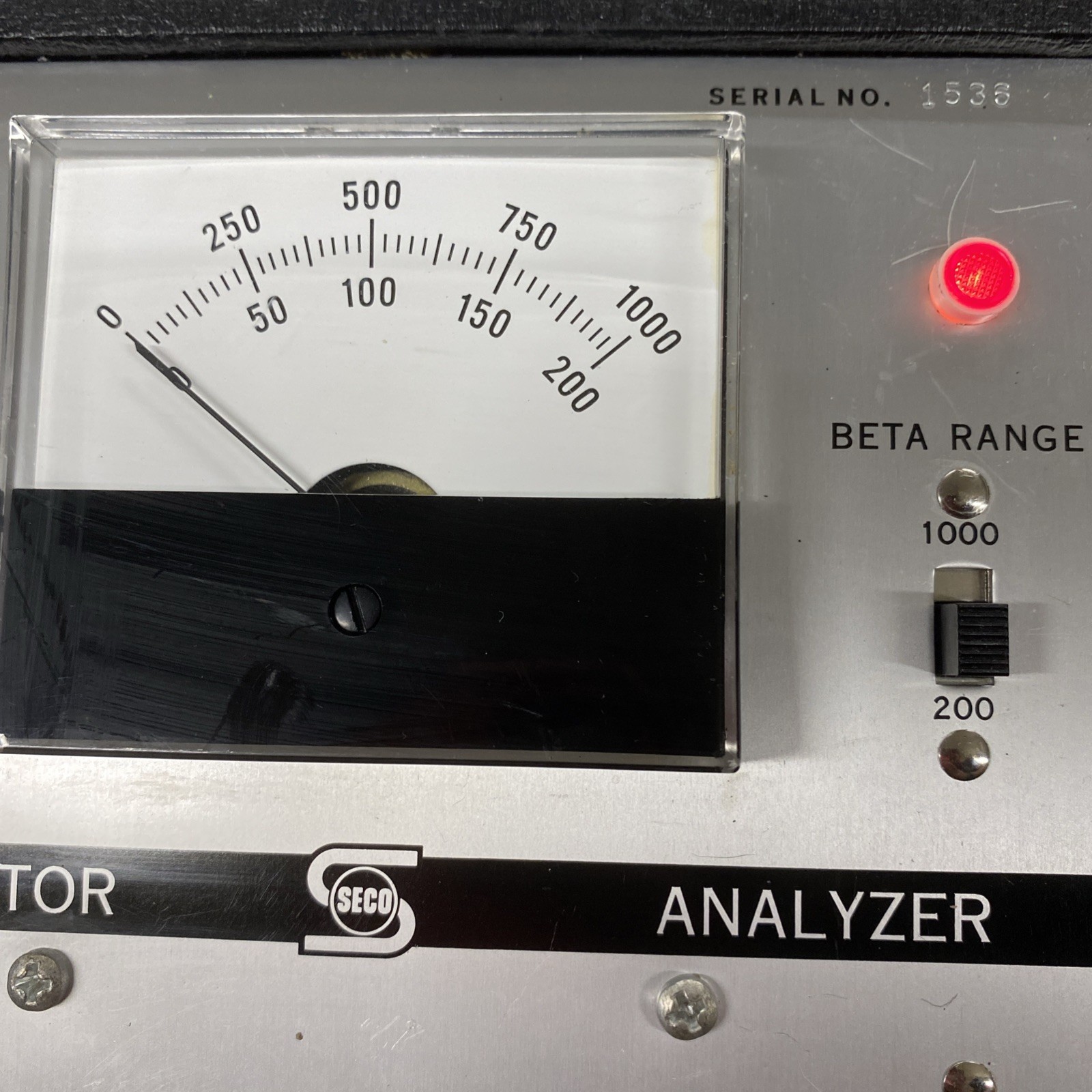 Vintage Seco Model 260 Transistor Analyzer – Powers On – USA Made