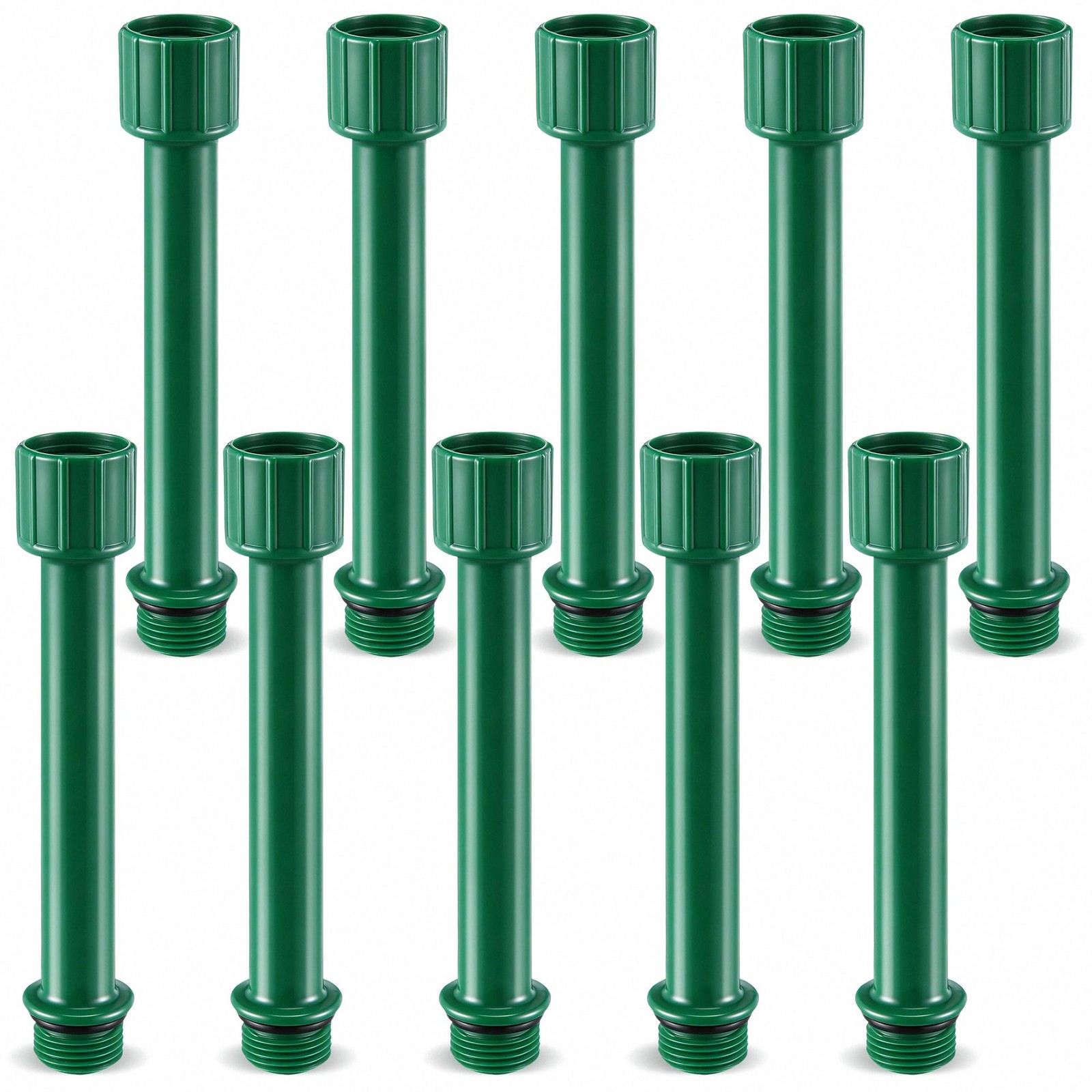 "10 Pack 5Inch Adjustable Sprinkler Risers for Lawn and Garden Irrigation"