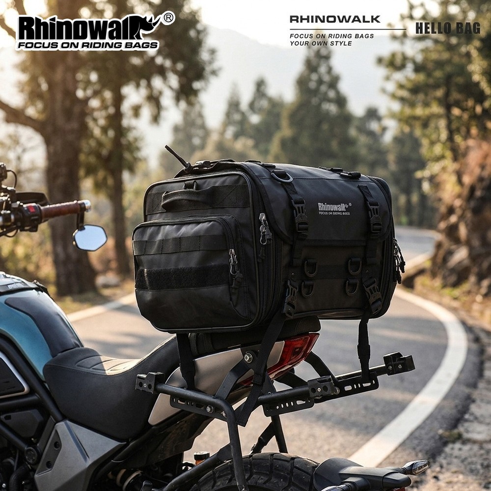 Rhinowalk Motorcycle Multi-Functional Tail Bag Rain Cover Cycling Storage Bag