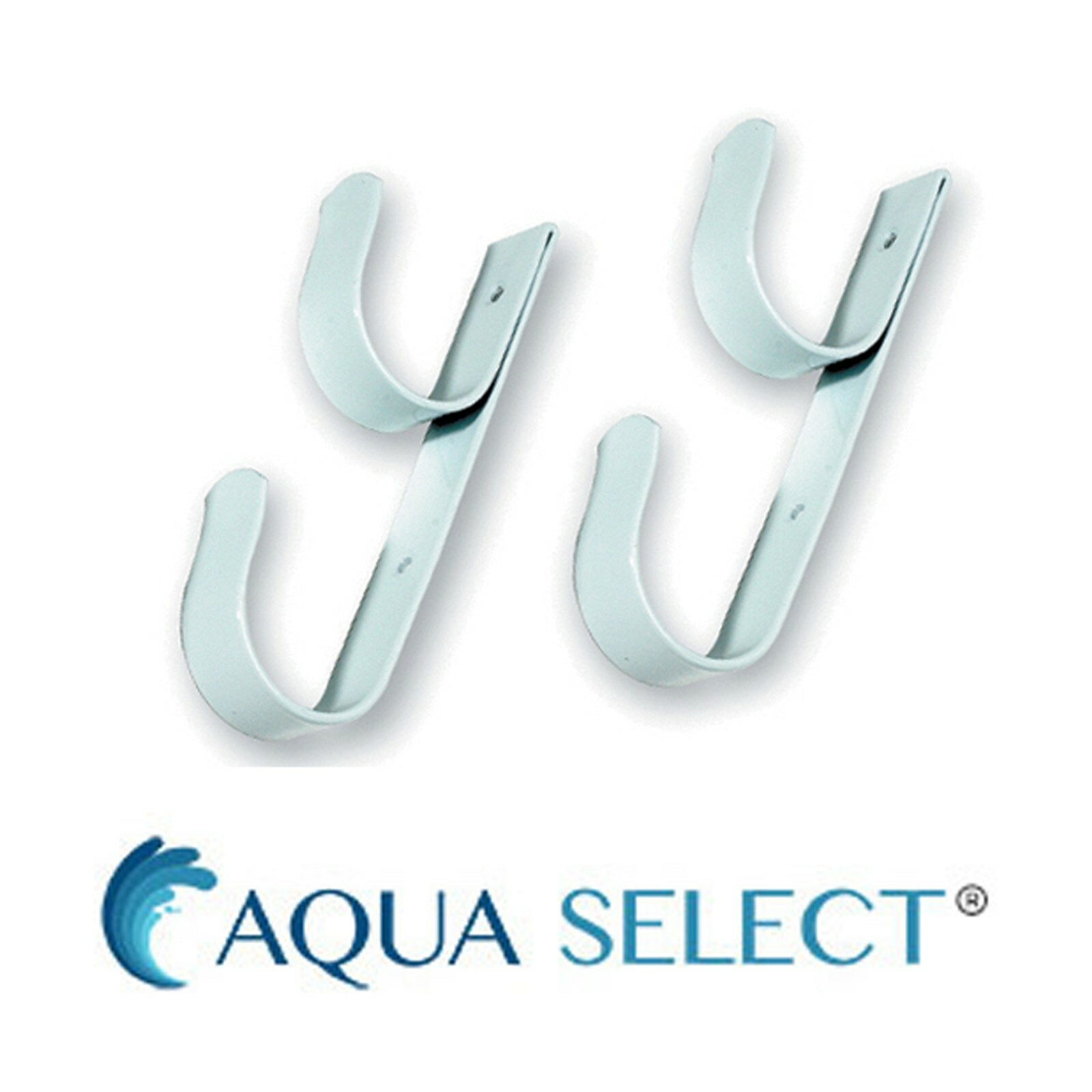 Aqua Select Swimming Pool & Spa Aluminum Accessory Hanger - 2 Hooks