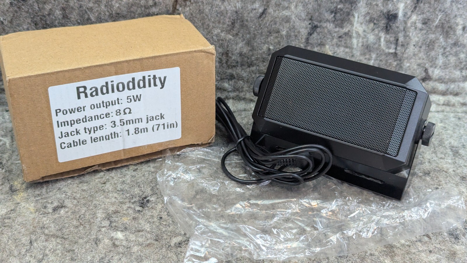 Radioddity RS58 External Speaker | 5W | Clearer Sound | Cable 71" 🔥New🔥