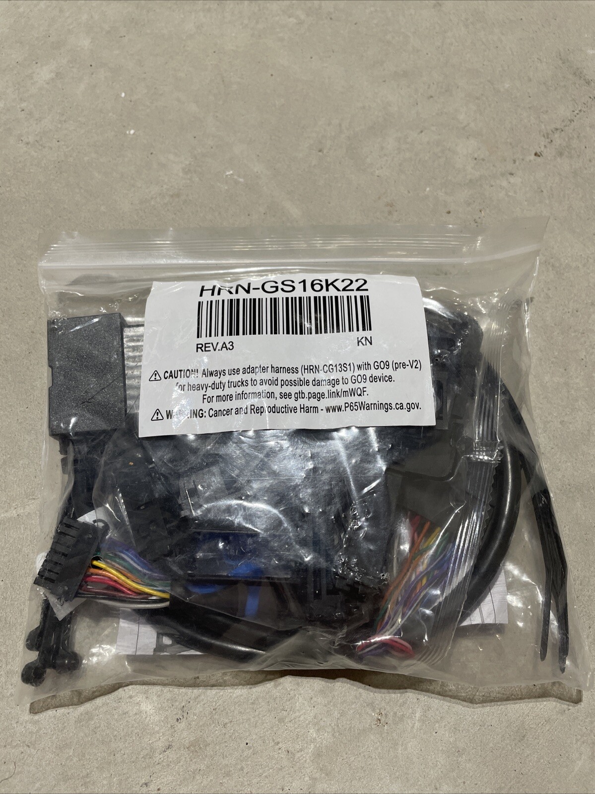 GeoTab 16 Pin T-Harness Wiring Kit HRN-GS16K22 HRN-BM16T22