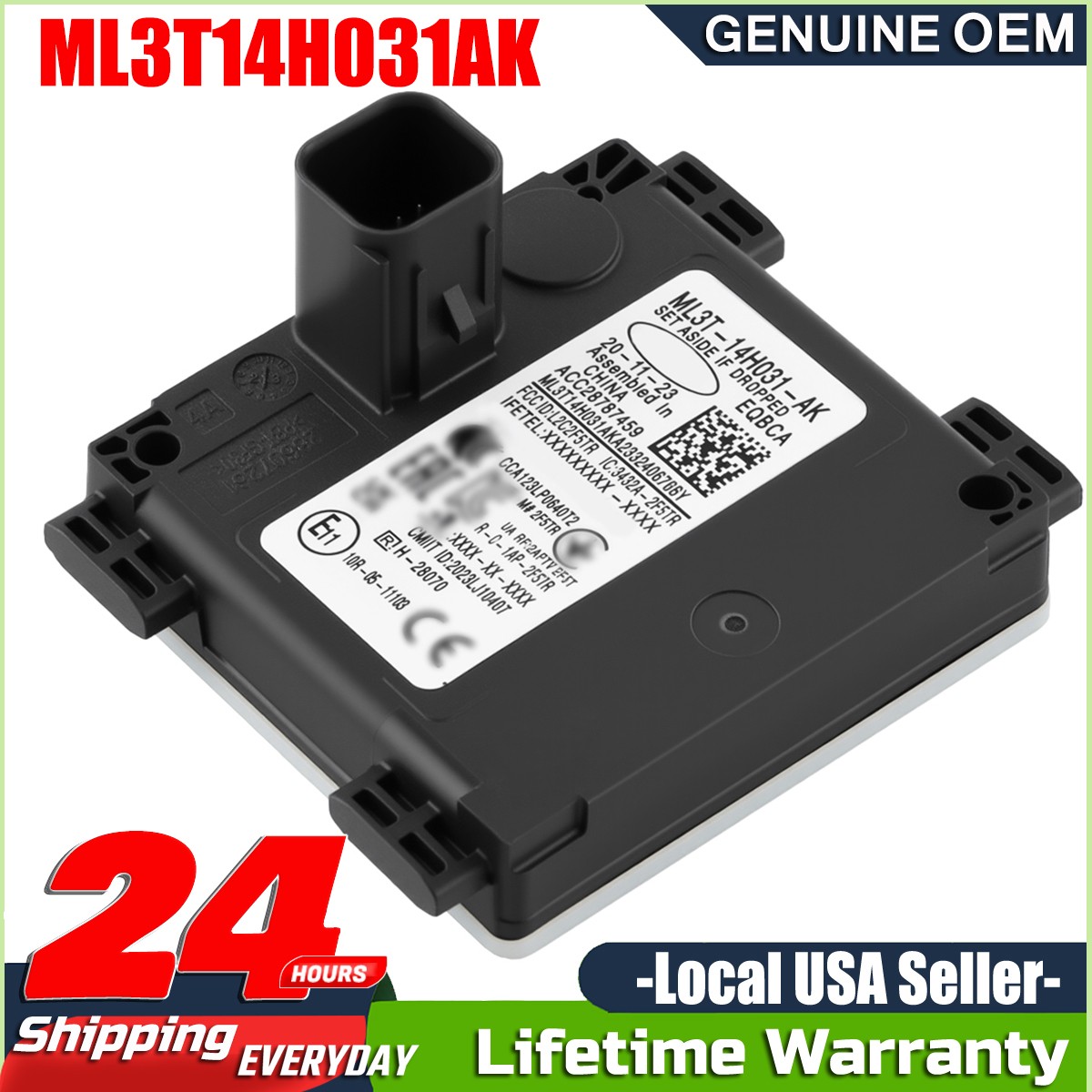 FOR 2021-2023 FORD F-150 / MUSTANG BLIND SPOT RADAR SENSOR LH RH ML3T-14H031-AK