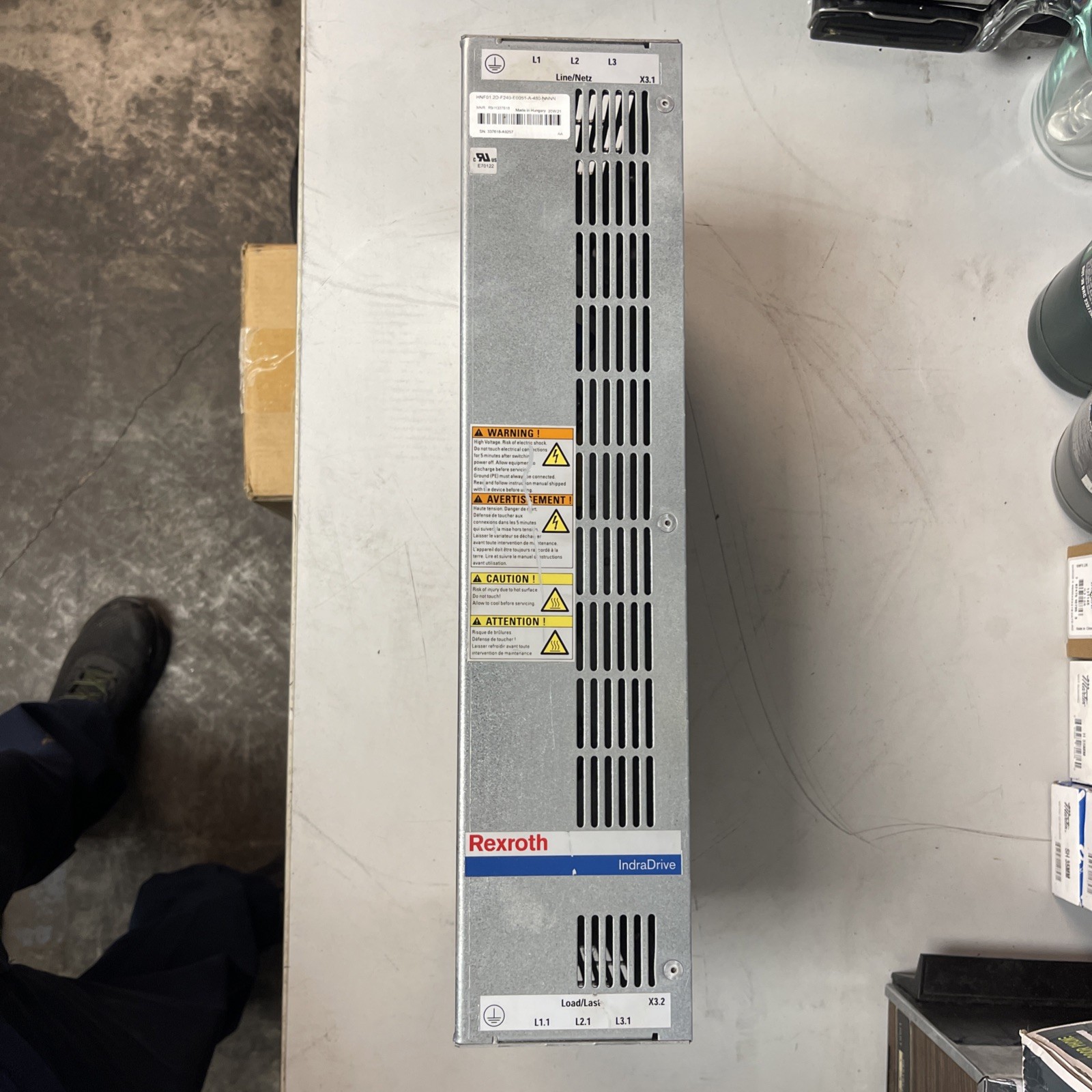 Rexroth Indramat POWER LINE FILTER HNF01.2D-F240-E0051-A-480-NNNN R911337618