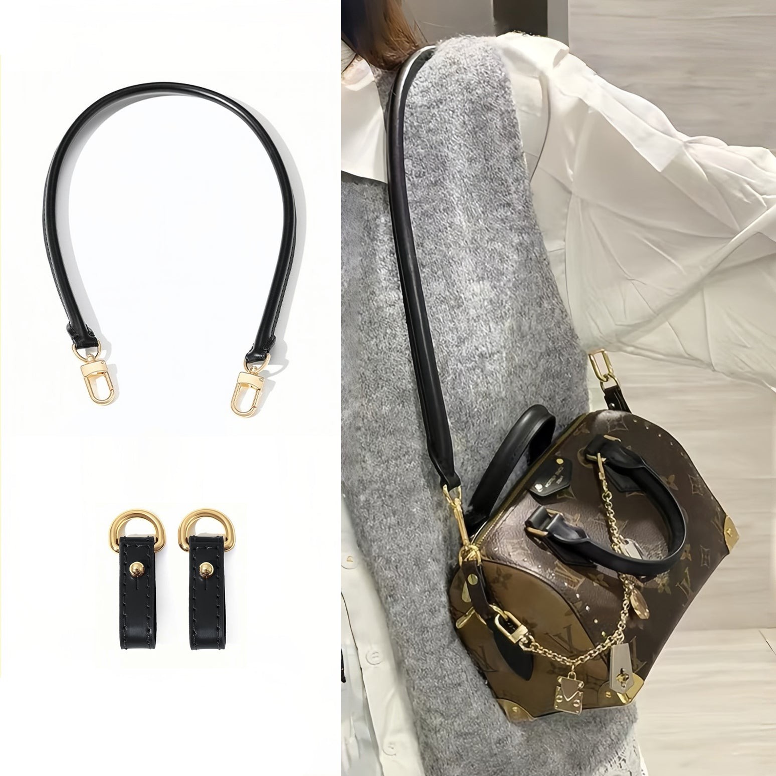 Speedy Shoulder Strap Replacement with Anti-Scratch Extender Set