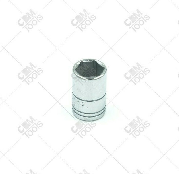 SK Hand Tools 40709 1/4 Dr 10mm 6pt Metric Chrome Socket New 1 PieceUSA Made
