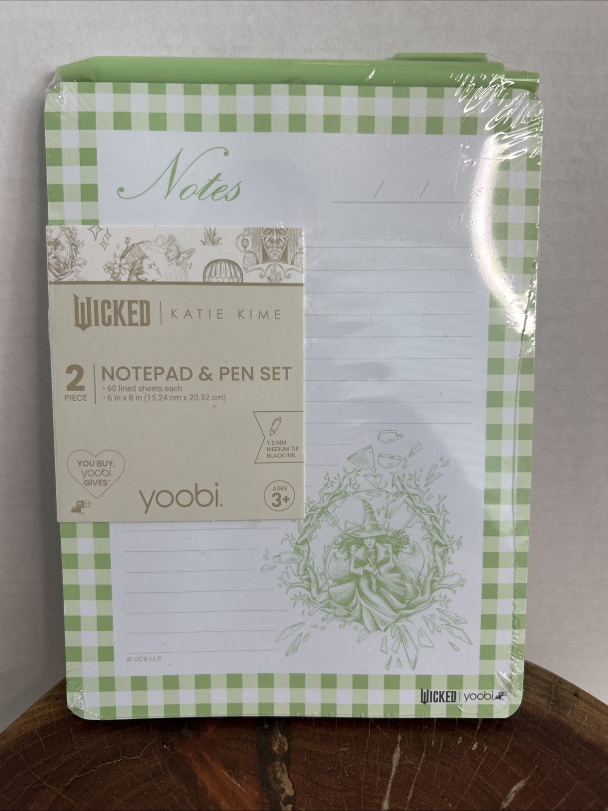 Wicked Elephaba Katie Like 2 Notepad And Pen Set Sealed