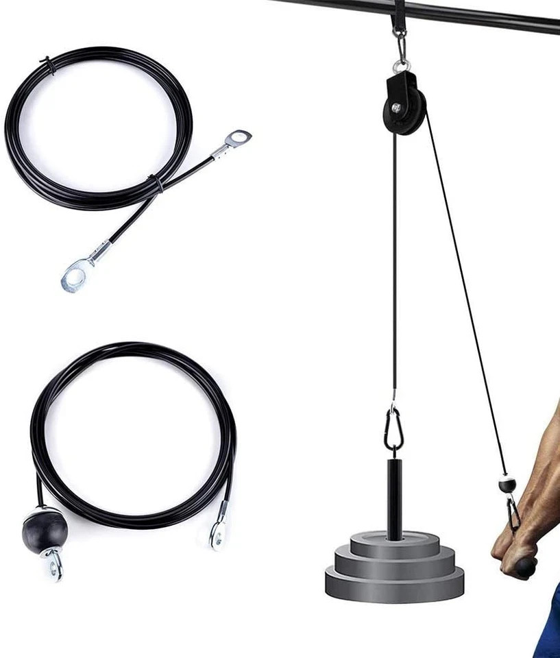 Fitness Pulley Cable,Replacement Cable Machine Accessories,Cable Pulley Attachme