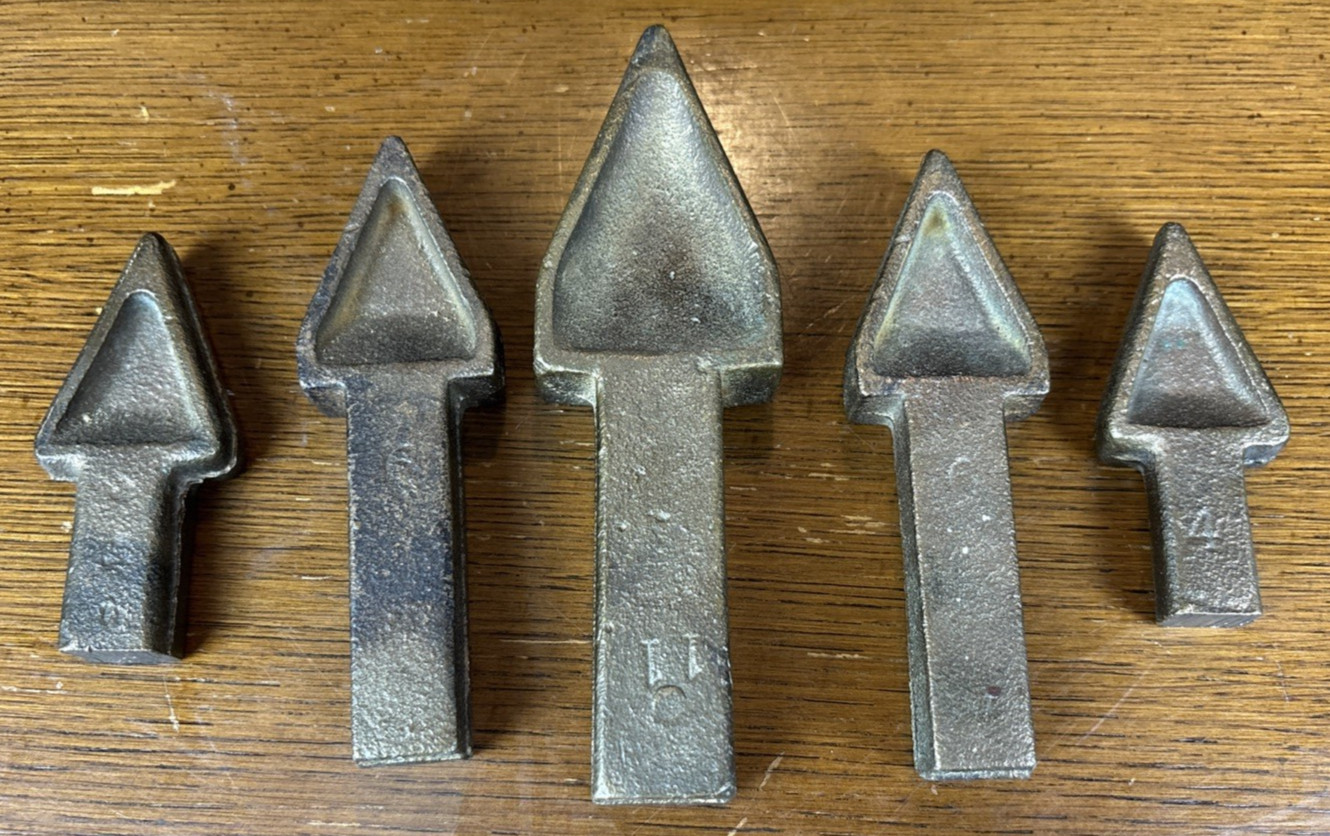 Blacksmith/Anvil/Forge Hot Cut Hardy Tool Set of 5
