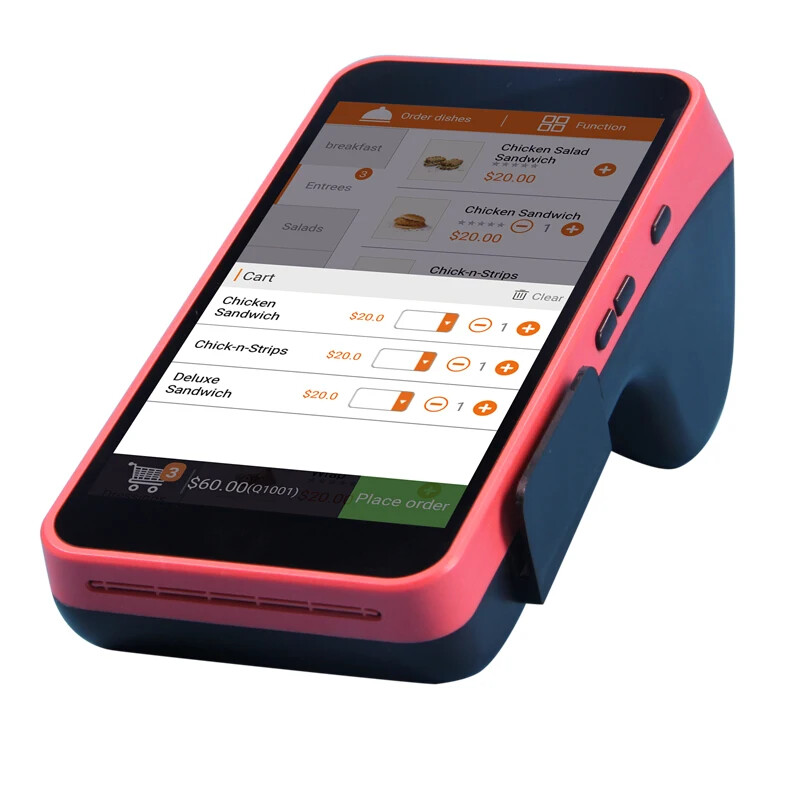 Smart Mobile POS Android Touch Display Payment Terminal Billing System Machine