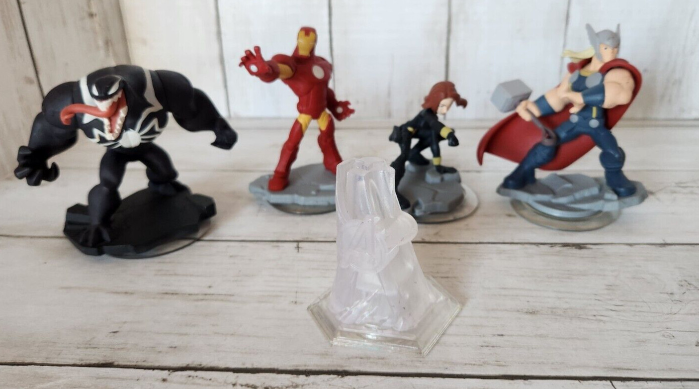Disney Infinity Marvel Thor Black Widow Iron Man Venom Avengers
