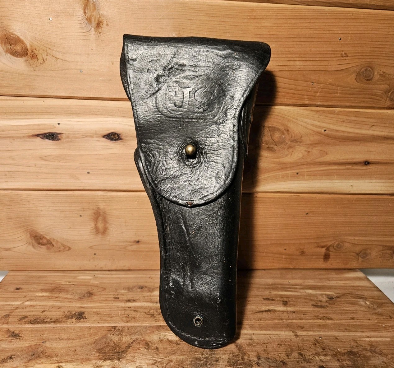 Bucheimer Colt 45 1911 US Army Gun Pistol Holster #7791466 Black Leather Vietnam