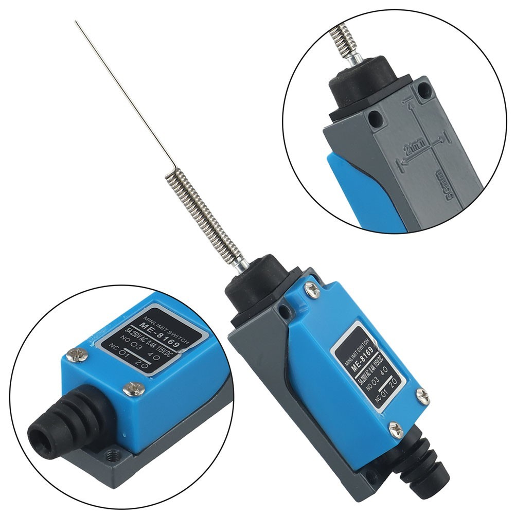 Industrial Grade ME8169 Limit Sensor Switch Waterproof 1NO1NC Travel Switch
