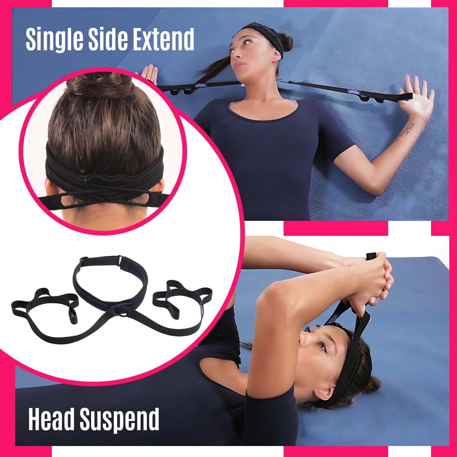 HeadFloater, Neck Stretches To Relieve Tech Neck, traction device designed to...