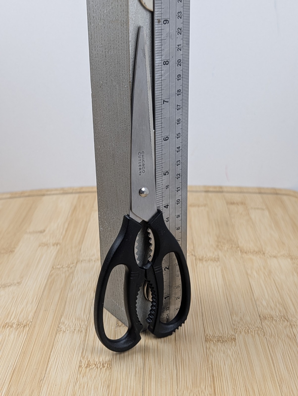 CHICAGO CUTLERY Kitchen SHEARS/SCISSORS Jar Opener Handle, Stainless Steel Blade
