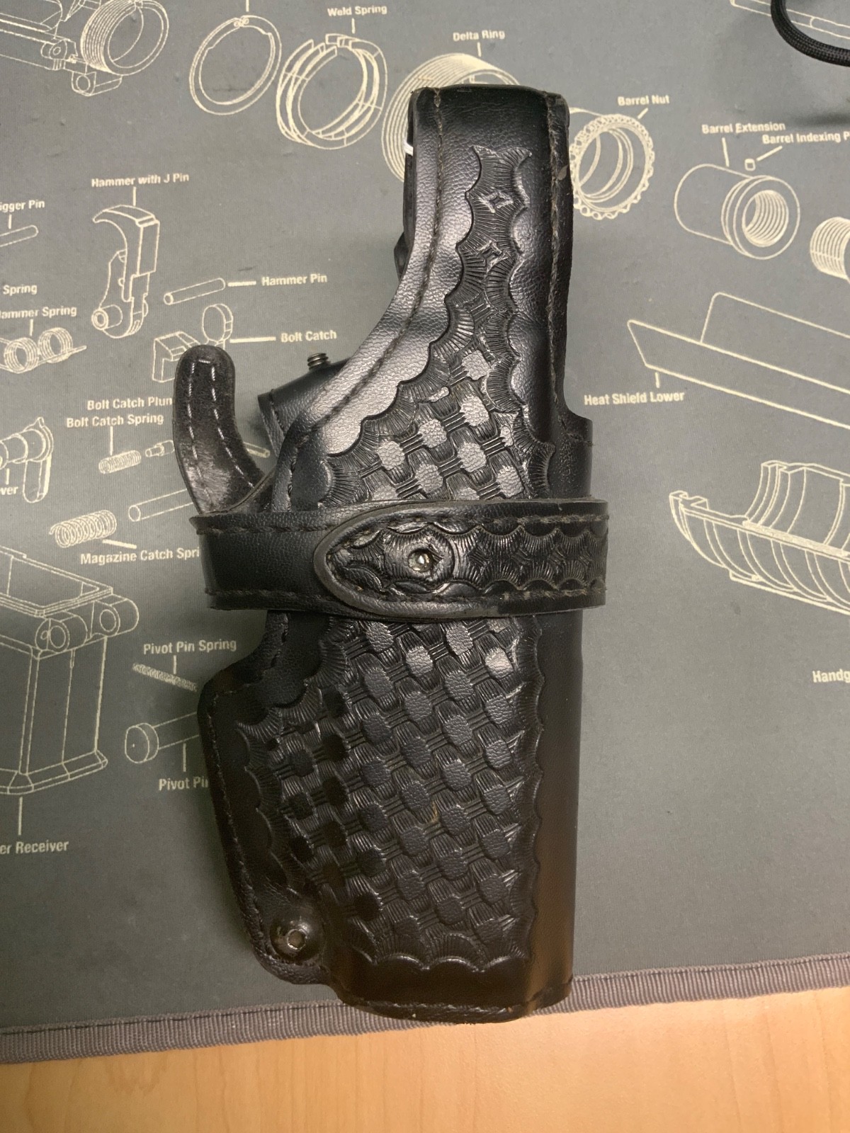 Safariland Basketweave Holster RH 070-383 for Glock 20, 21