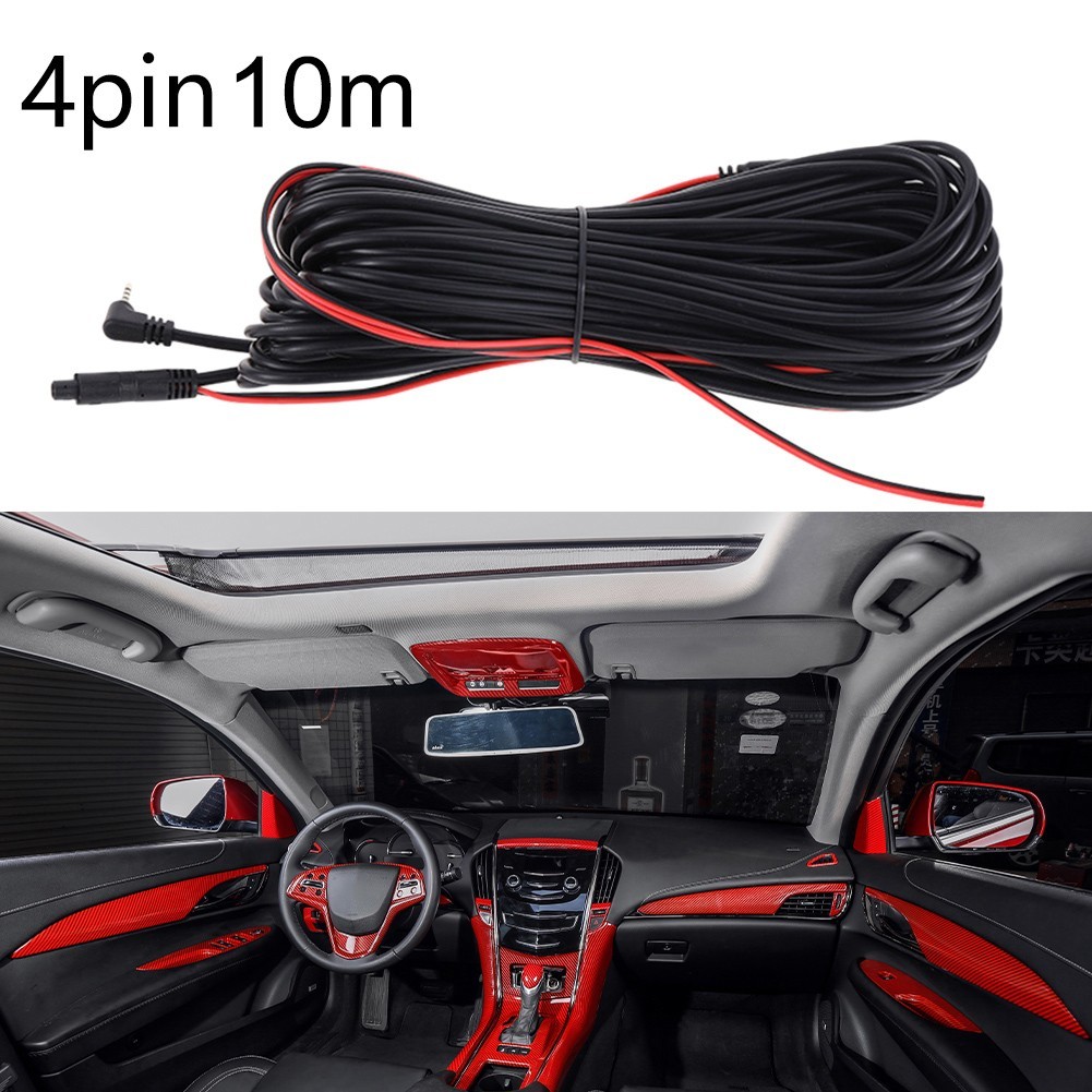 Practical 10M Car DVR for DASH Camera Extension Cable for Recorder Installation
