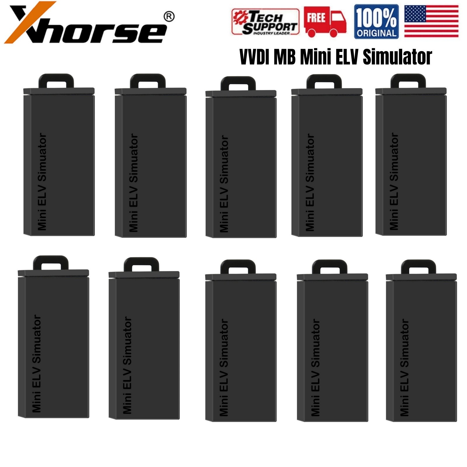10x Xhorse VVDI Mini ELV ESL Simulator Emulator for Mercedes Benz W212 W204 W207