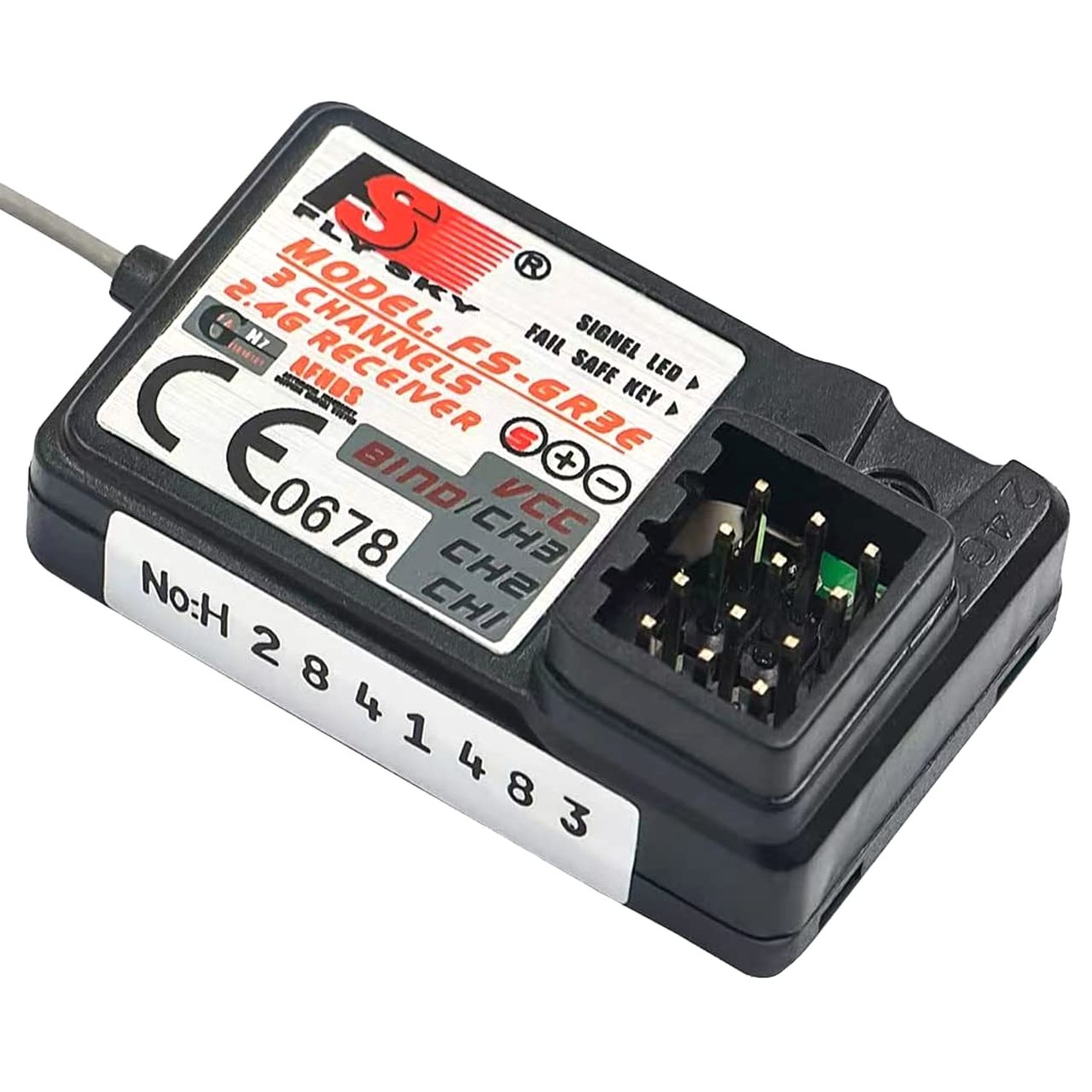 Flysky FS-GR3E Receiver AFHDS Long Range 3CH 2.4GHz Surface Receiver for FS-G...