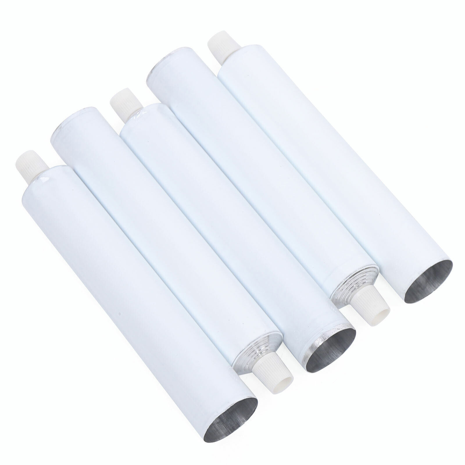 100 Pcs 100ml Empty Unsealed Toothpaste Tubes Needle Cap Full Box Aluminum USA