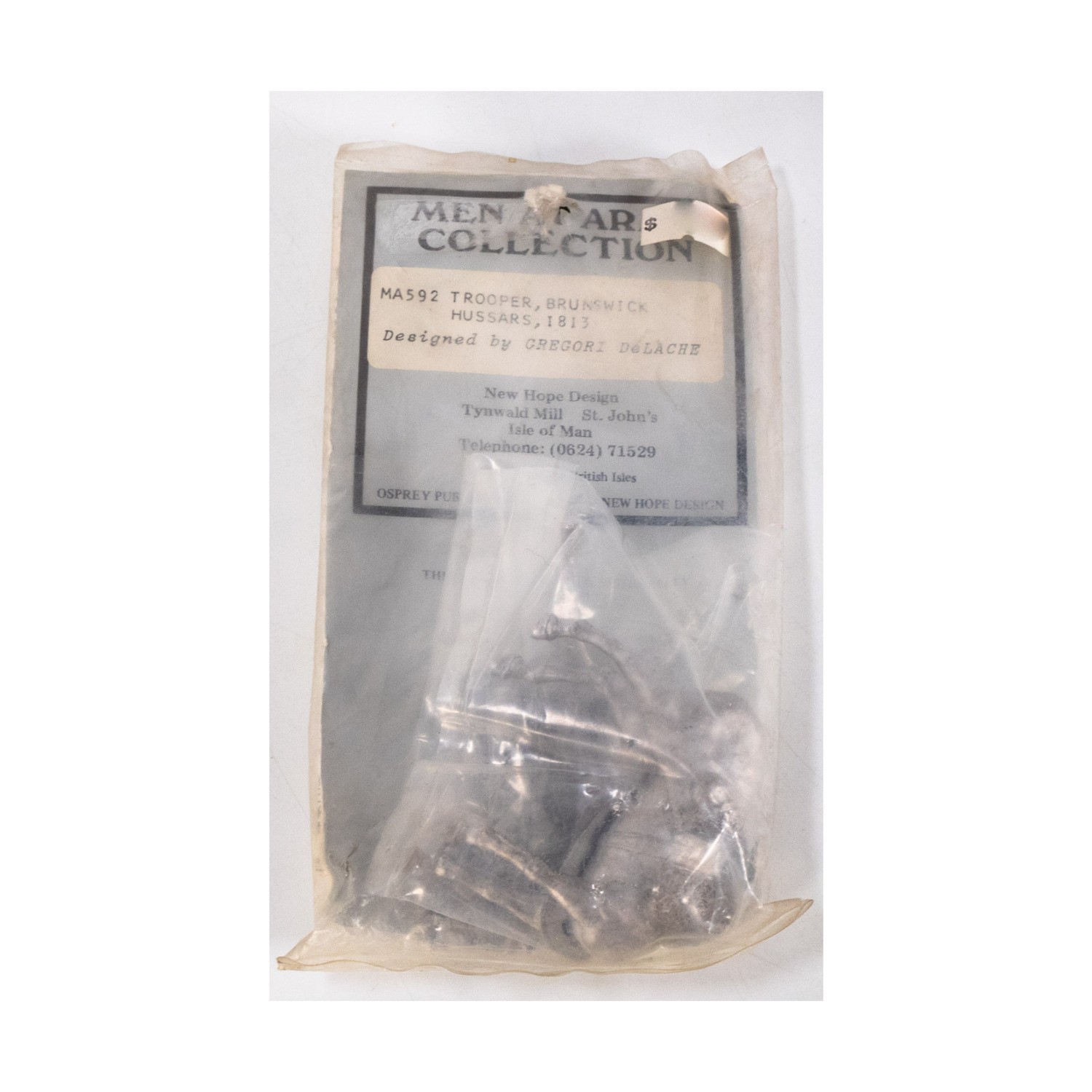 Osprey Men-at-Arms Mini 54mm Trooper, Brunswick Hussars, 1813 Pack New