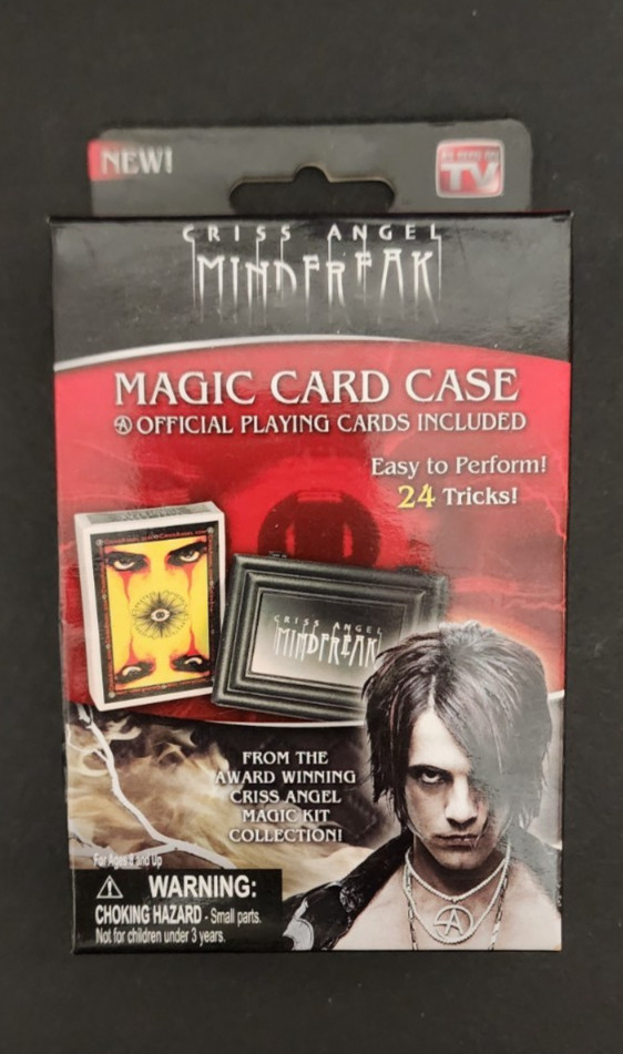Cris Angel Mindfreak - Magic Card Case & Cards With Instructions For 24 Tricks