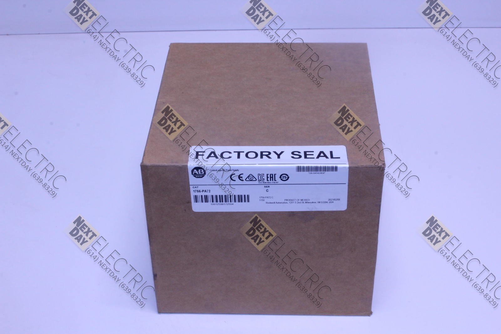 Allen Bradley, 1756-PA72, ControlLogix  AC Power Supply PLC