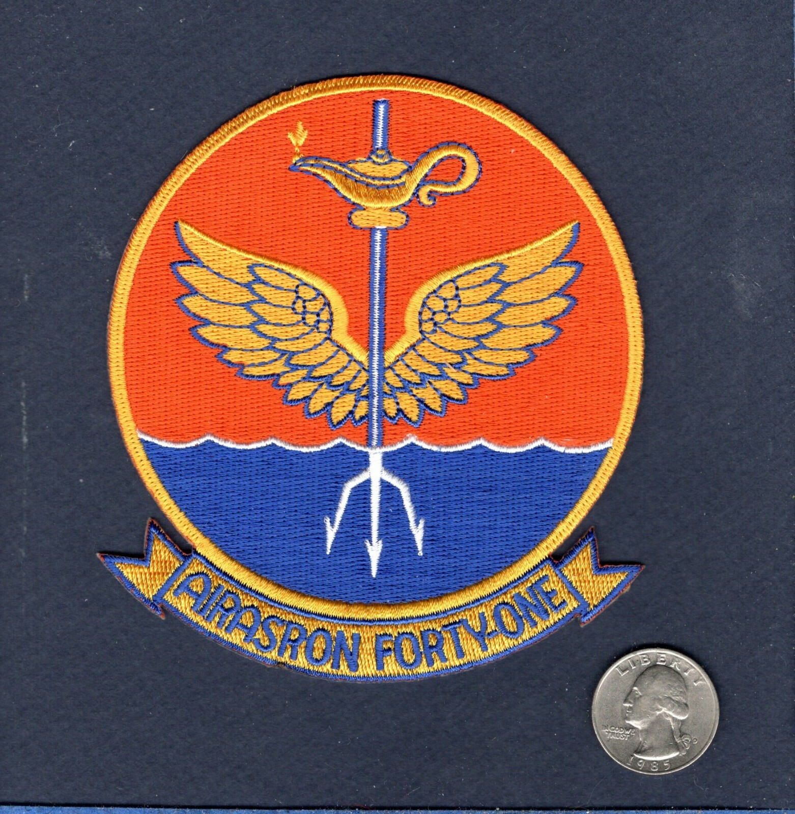 VS-41 BULLFROGS SHAMROCKS S-2 Tracker S-3 Viking US Navy ASW Squadron Patch