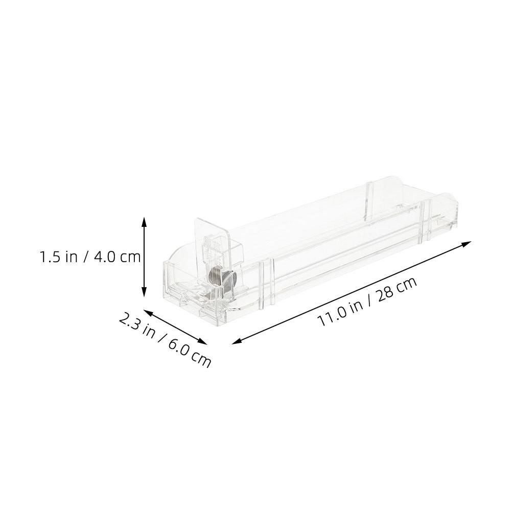 6 Pcs Self Pushing Fridge Drink Organizer Cigarette Pusher Tray Shelves