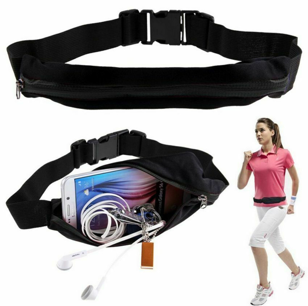 Waterproof Sports Waist Fanny Pack Running Jogging Hiking Zip Belt Pouch Bum Bag