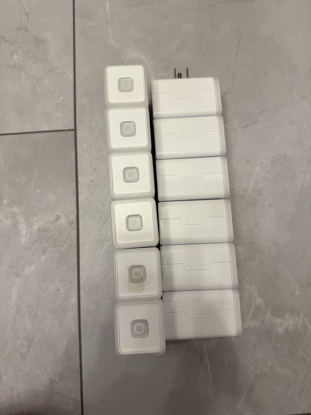 TP-LINK Wi-Fi Smart Plug White Alexa Google Remote Control App - Lot of 12