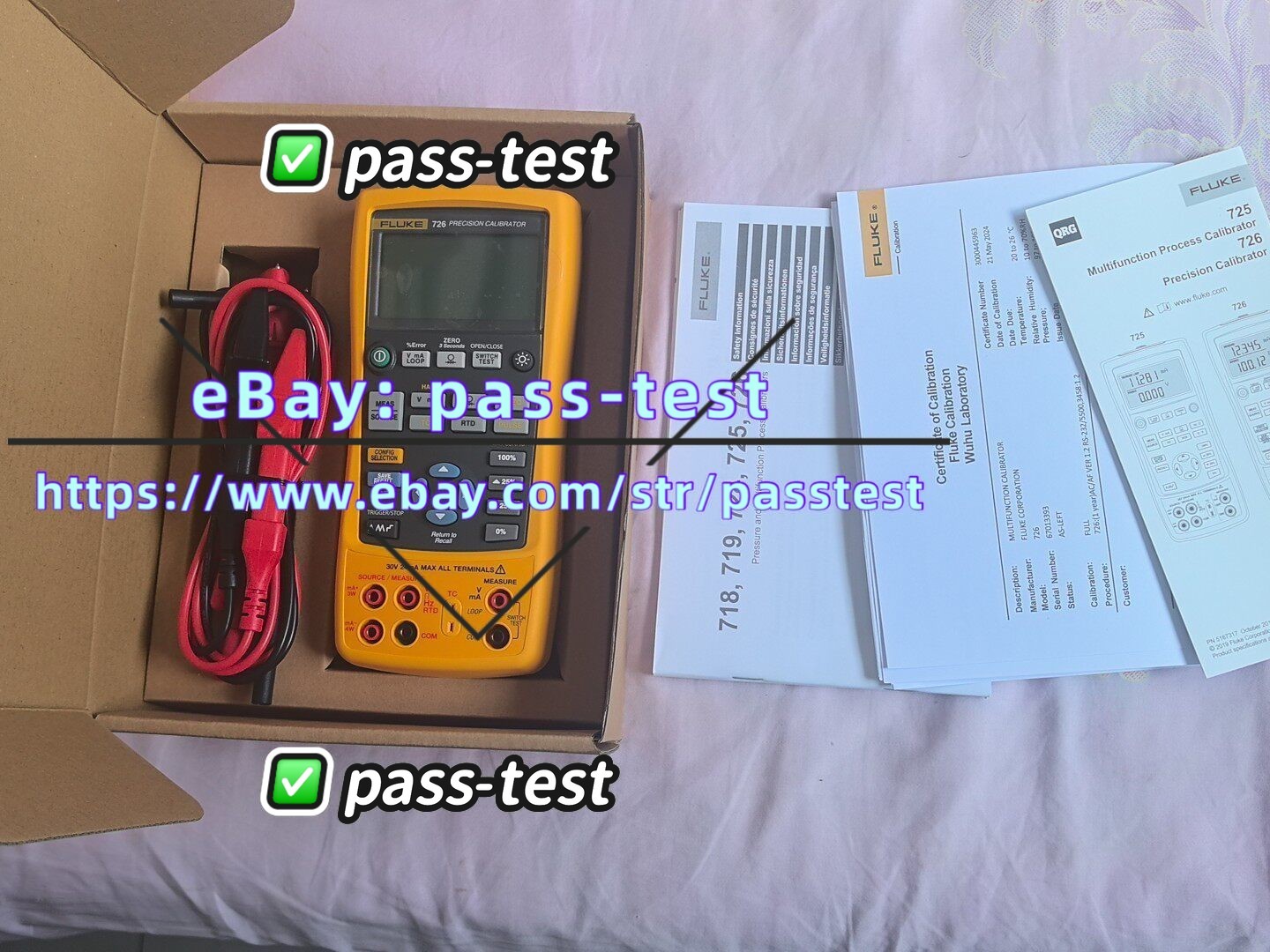 95%NewFluke 726 Multifunction Process Calibrator Calibrated /stock