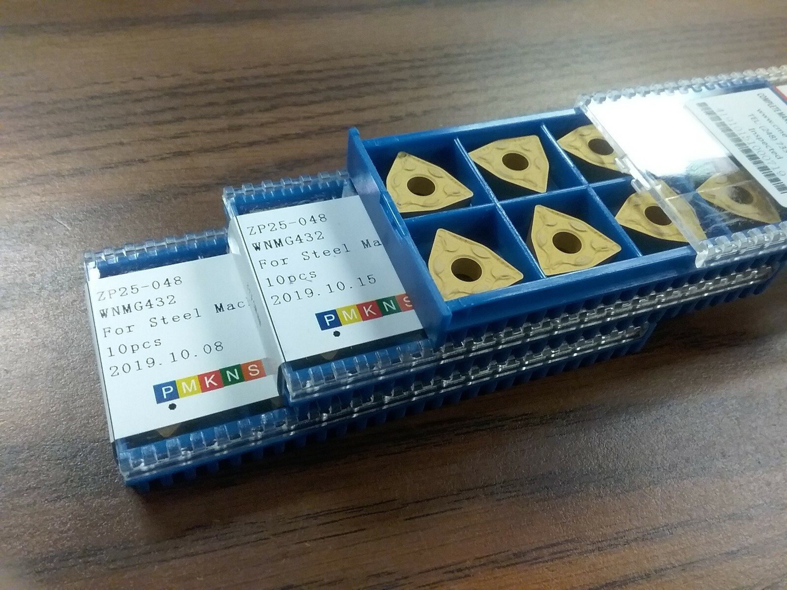 30pcs WNMG432 Tin coated carbide inserts for $99.00 free shipping-new