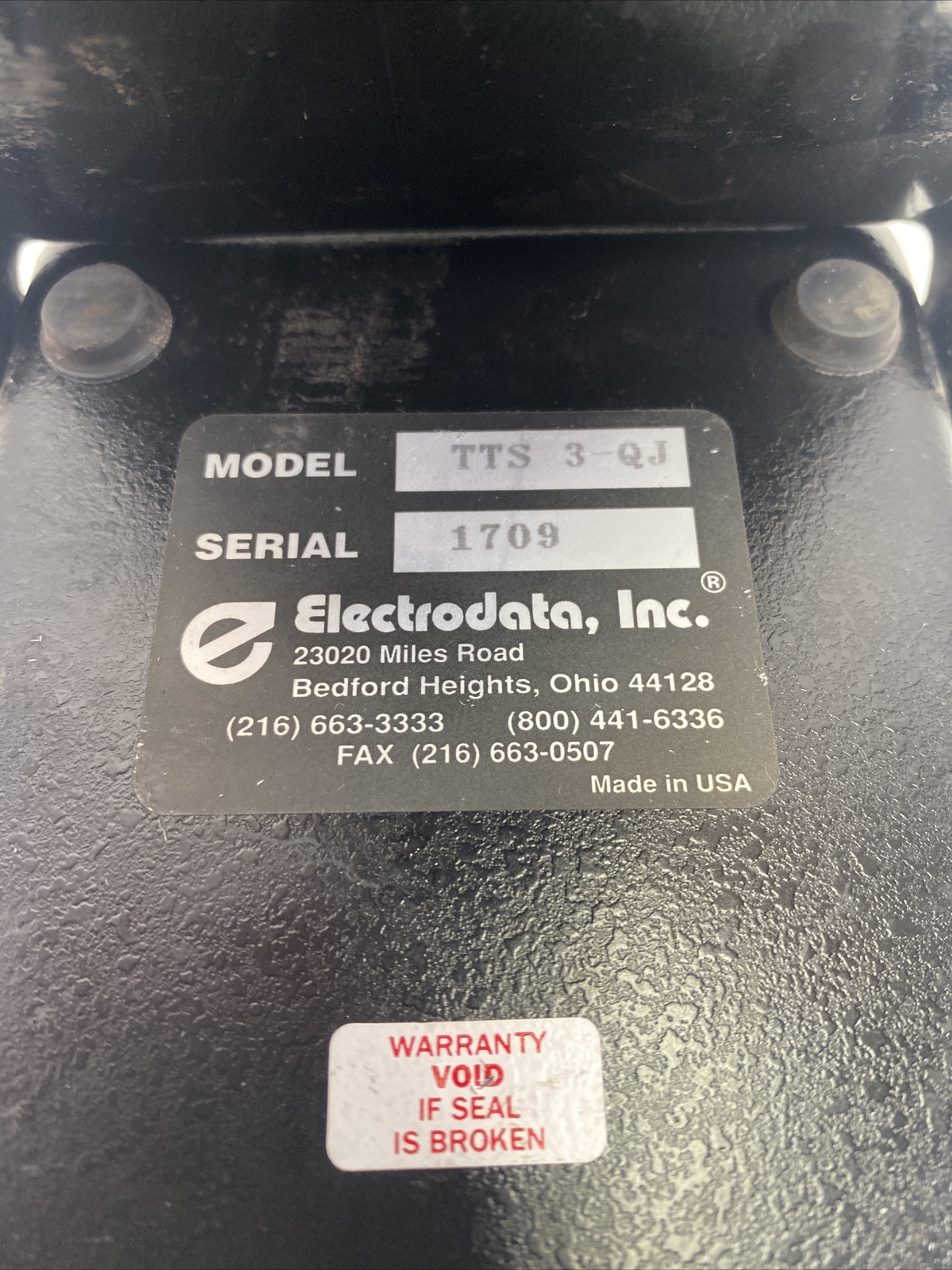 Electrodata TTS 3-QJ (Electrodata) COMMUNICATION TEST SET