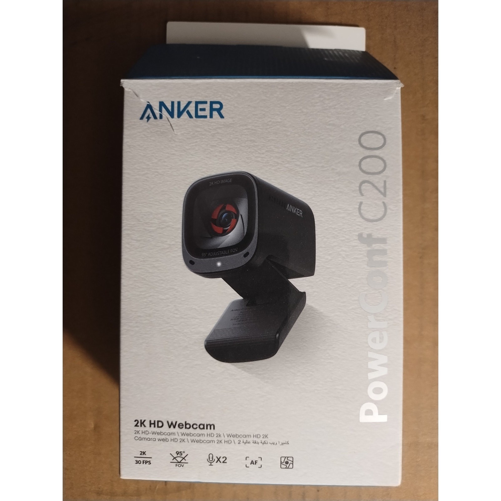 Anker PowerConf C200 2K USB Webcam