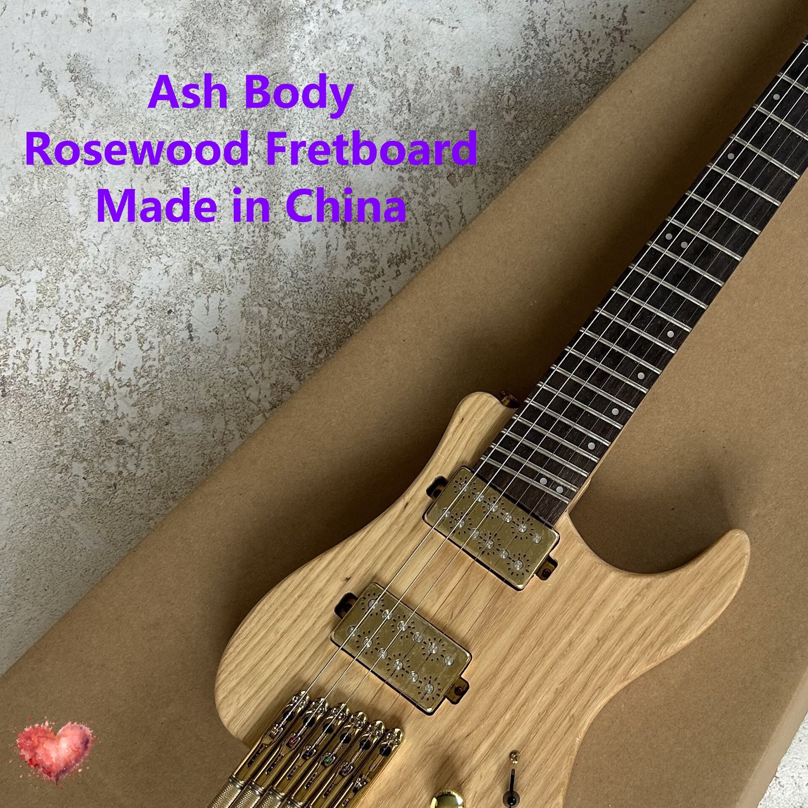 Hot Selling Electric Guitar, Maple Neck, Rosewood Fretboard, Gold Parts