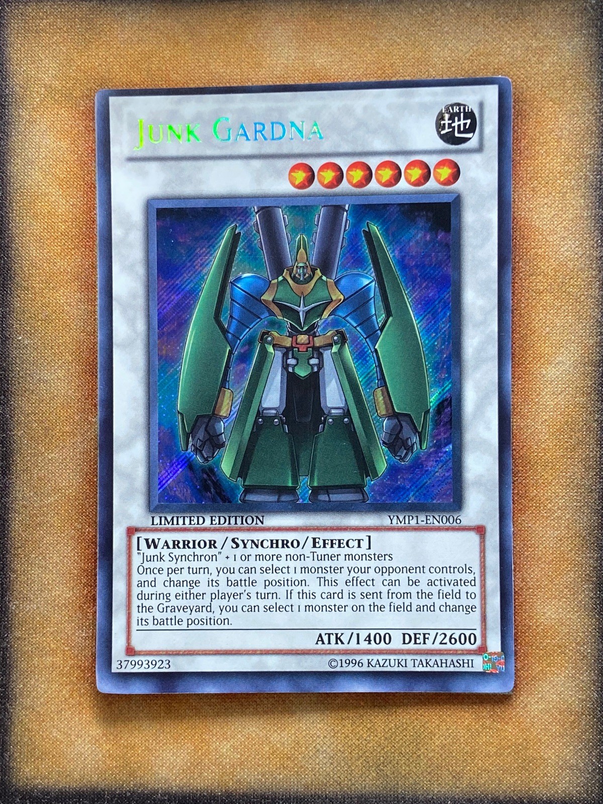 Yugioh Junk Gardna YMP1-EN006 Secret Rare Limited Edition NM