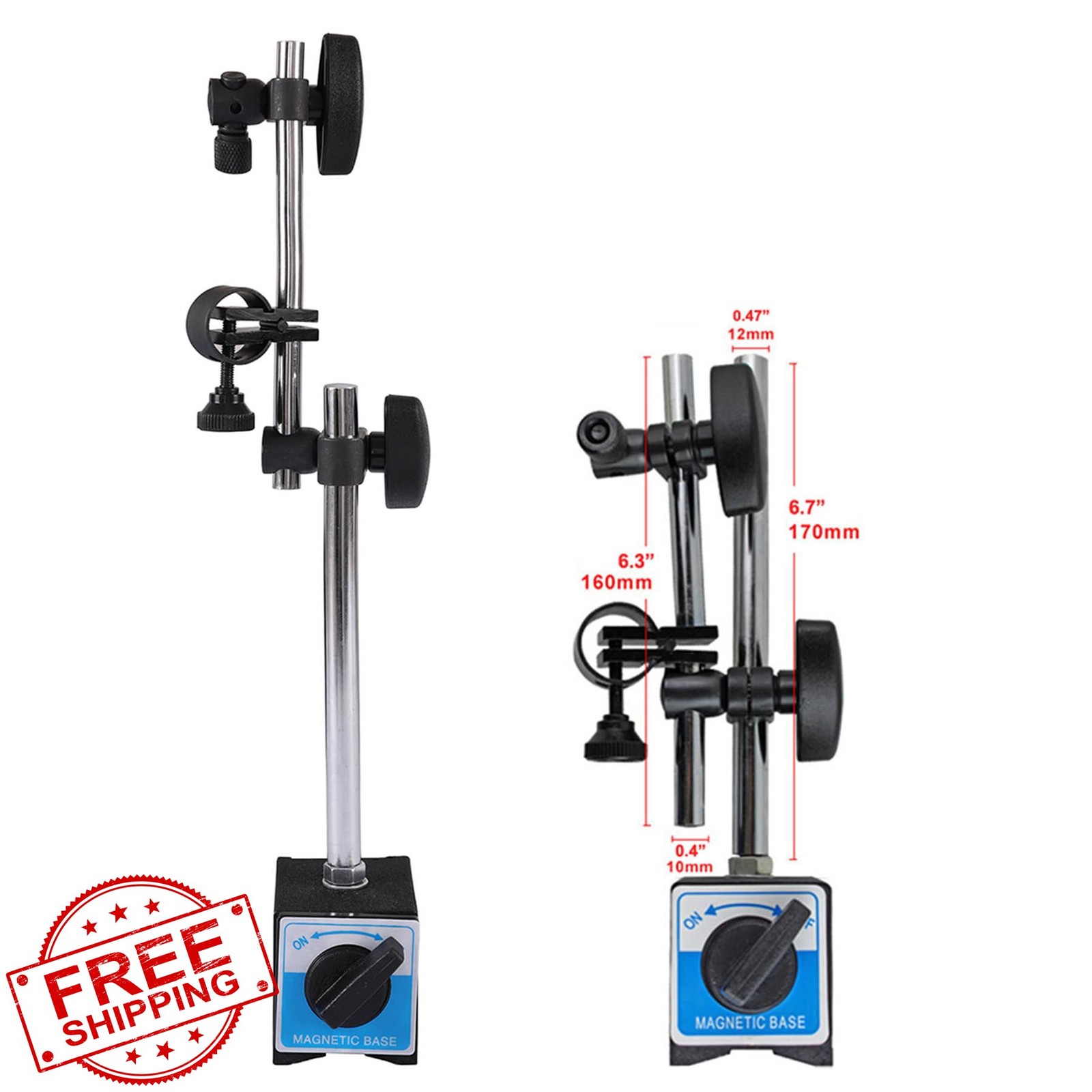 Qnkaa Magnetic Base Dial Indicator Holder