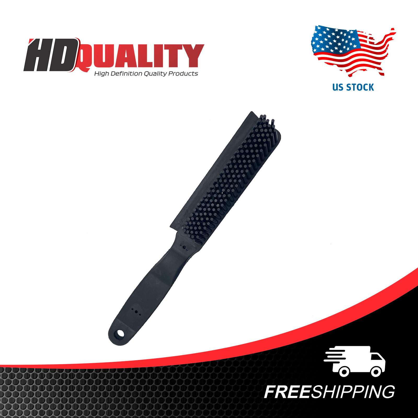 HDQ Professional Pet Hair Removal Brush Rubber 10" Dog Cat Rugs Carpets Car Seat