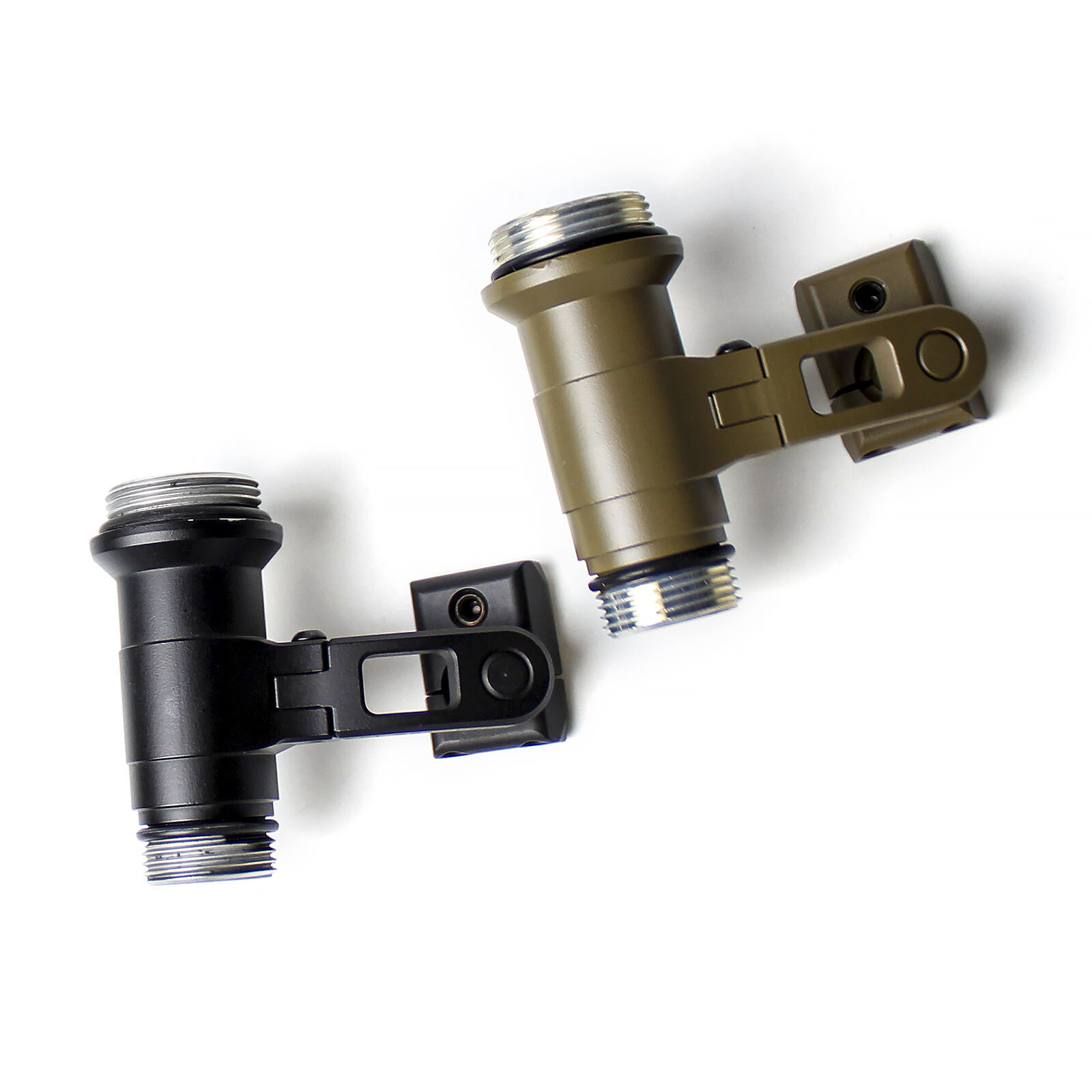 Tactical New SS M-AX Mount Adapter for Helmet Fit M300 M600 Flashlight Aluminum