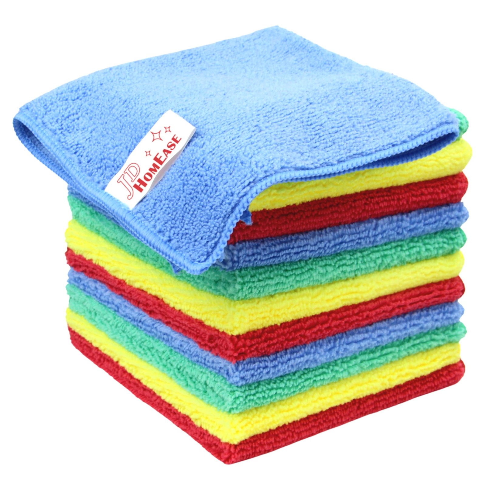 Microfiber Cleaning Cloths,12 Pack, 12"x12", All-Purpose, Softer, Highly Abso...